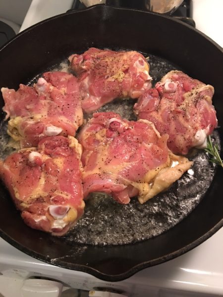 Pan Roasted Chicken Thighs Lodge Cast Iron