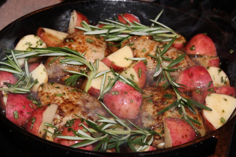 Balsamic Chicken With Roasted Potatoes