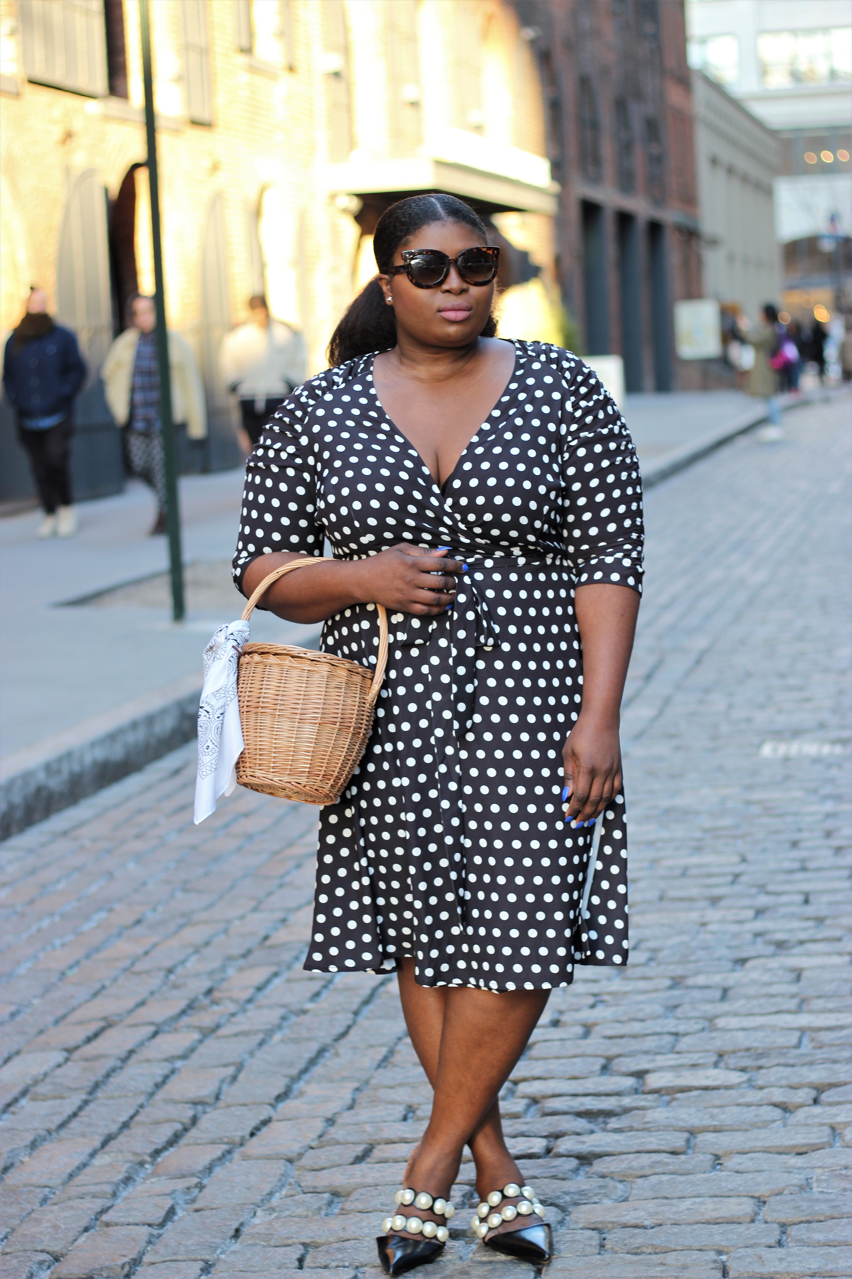 What I Wore: Dot to Dot  Dot dress outfit, Polka dot dress outfit, Winter  dress outfits