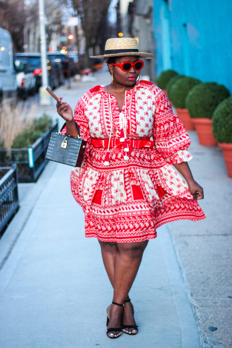 Red Boho Dress