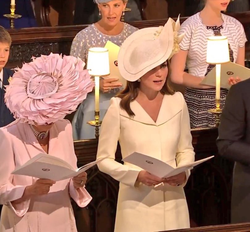 Kate Middleton in Alexander McQueen Dress Meghan Markle Wedding