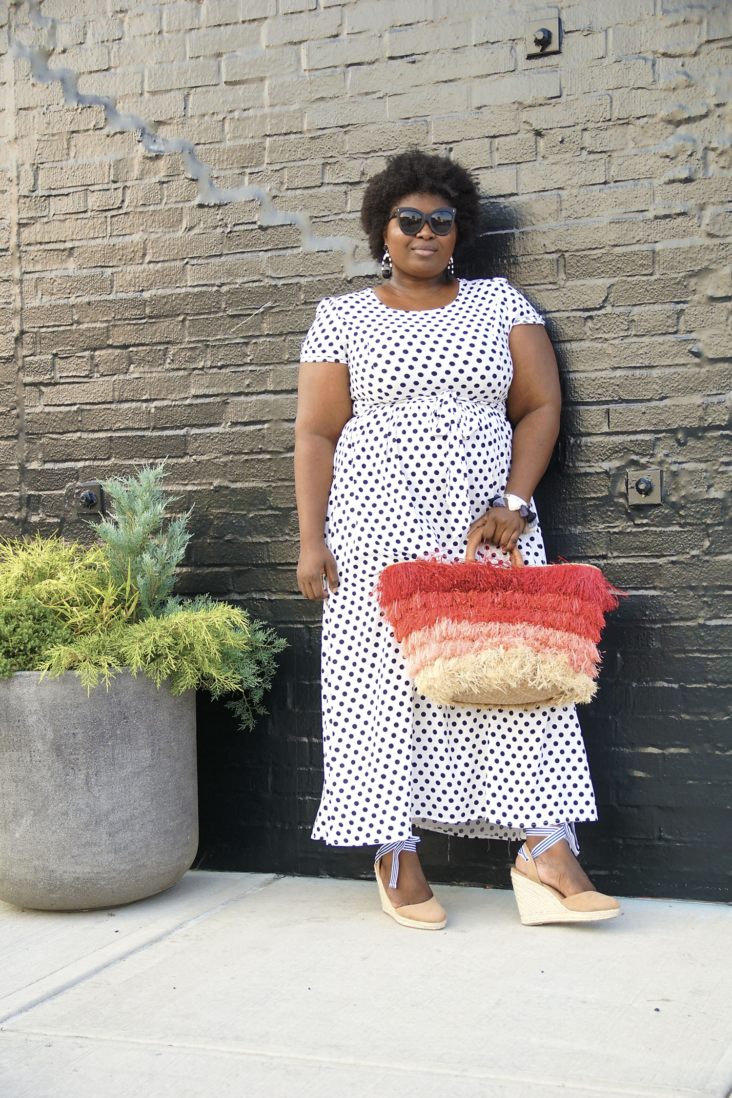 How to Wear White Polka Dots for Summer