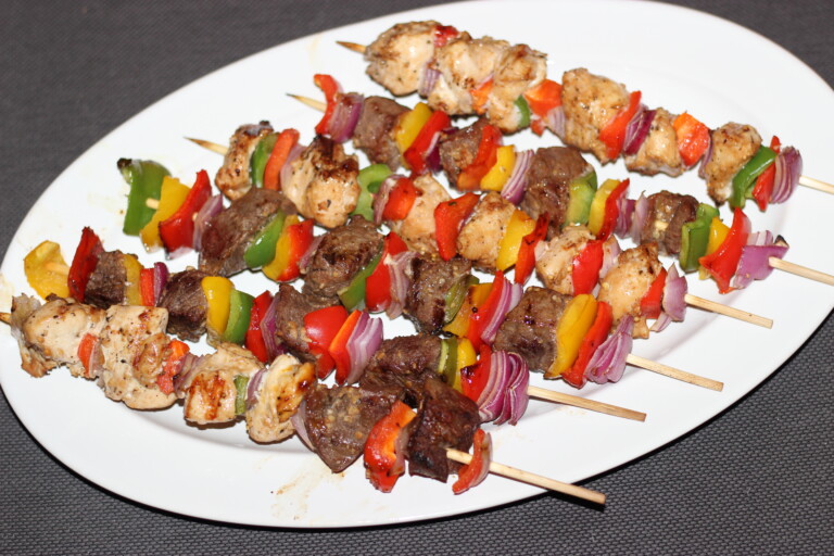 Chicken & Steak Skewer Recipe for Indoor or Outdoor Grilling