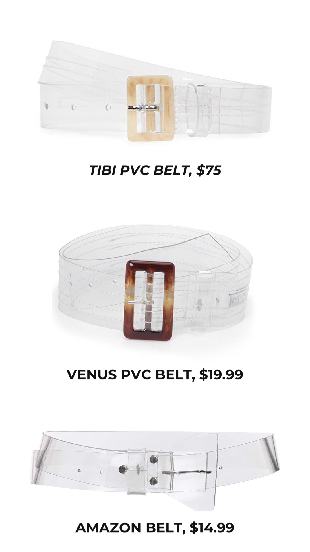 PVC buckle belts for spring