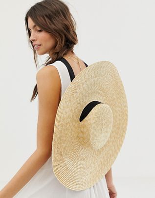 ASOS Flat Boater Hat, $35