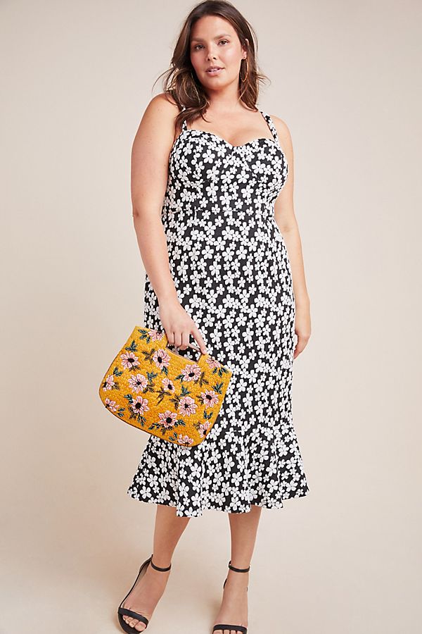 Anthropologie Hutch Daisy Midi Dress, $160
Sizes 0-24w