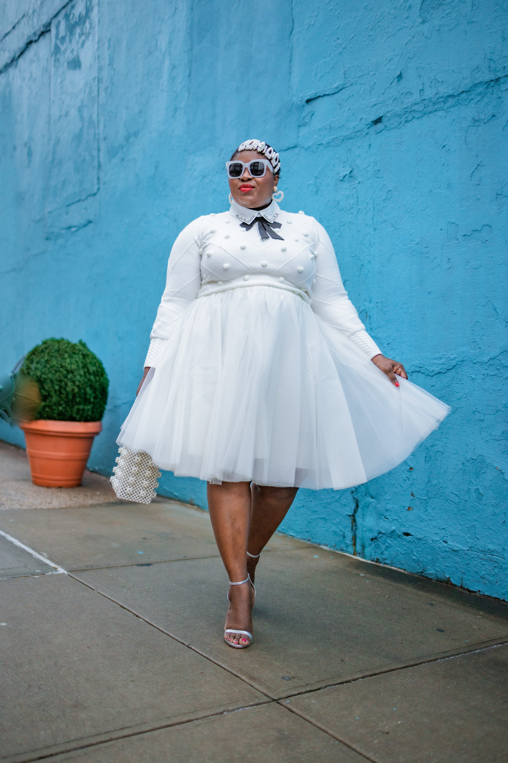 Winter Whites and How to Make them Luxe Tulle Skirts