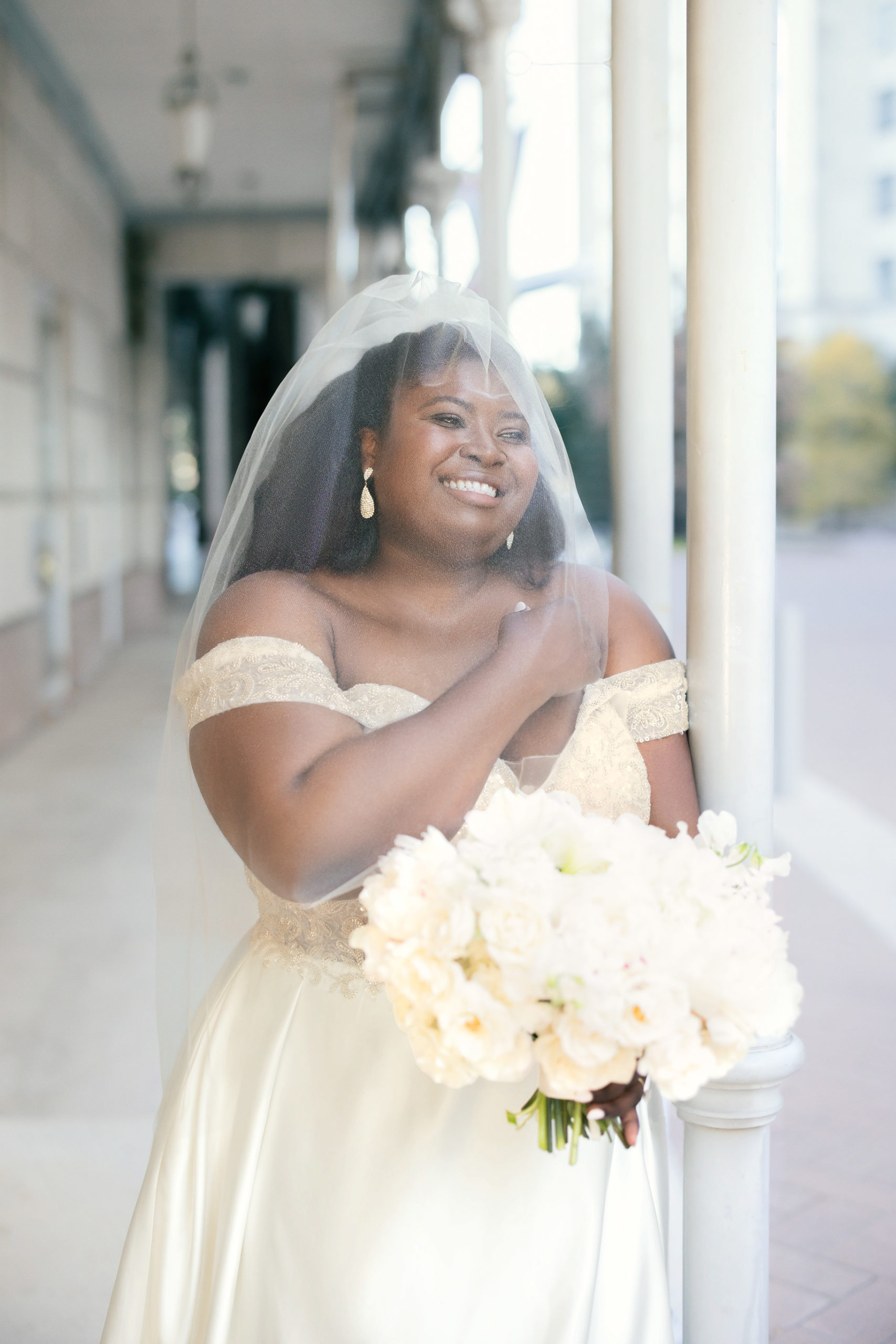 Glamazon Diaries wedding gown - David's Bridal spring 2021 campaign - plus size bride spring