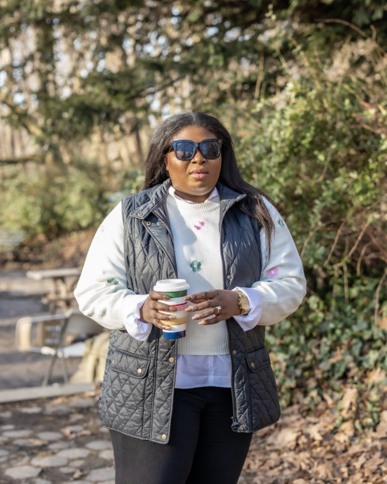 My Barbour Vest Styled Two Ways