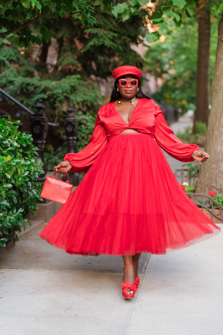 Red Tulle Skirt