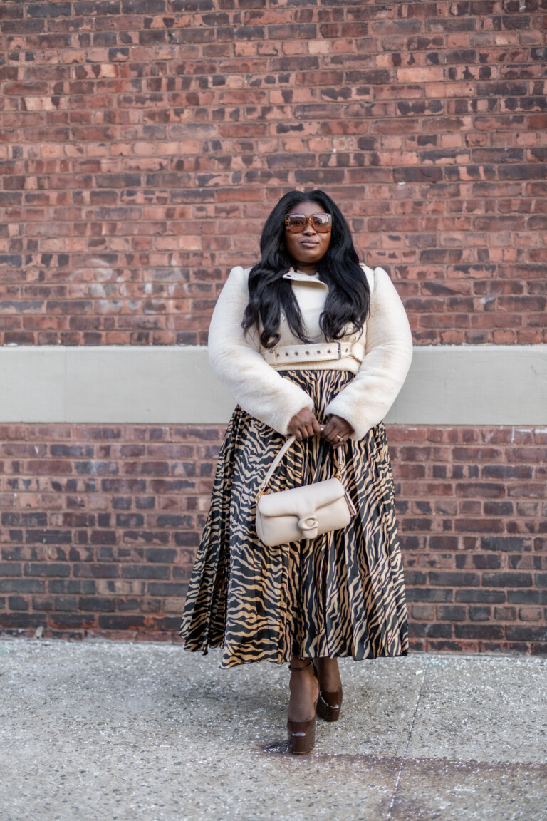 Animal Print Skirt